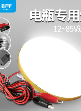 12VLED灯泡直流电瓶灯夜市摆地摊照明节能灯 12V/36V/60V/72V通用