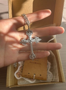 bm十字架项链女超大号长款毛衣卫衣链国内代购正品brandymelville