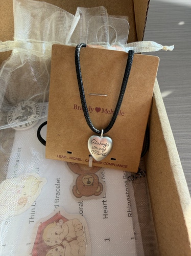 BrandyMelville黑绳字母爱心choker女项链朋克风颈链国内代购正品