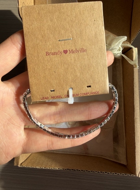 bm新款水钻弹力绳手链亮晶晶的手饰超百搭精致女手镯国内代购正品