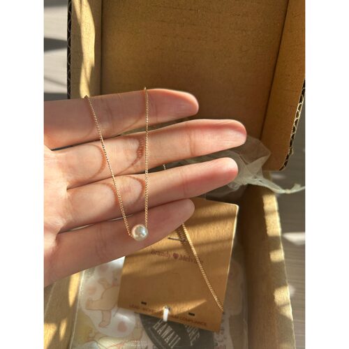 bm项链女新款精致单个珍珠吊坠锁骨链国内代购正品brandymelville