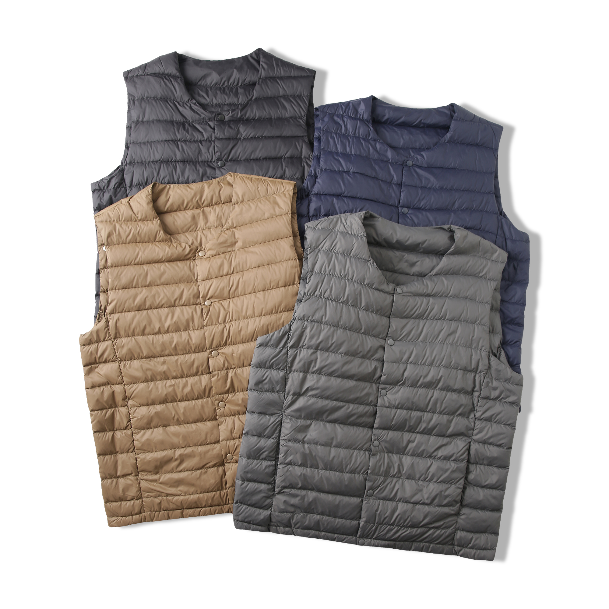 背心马甲防水尼龙科技纯色百搭