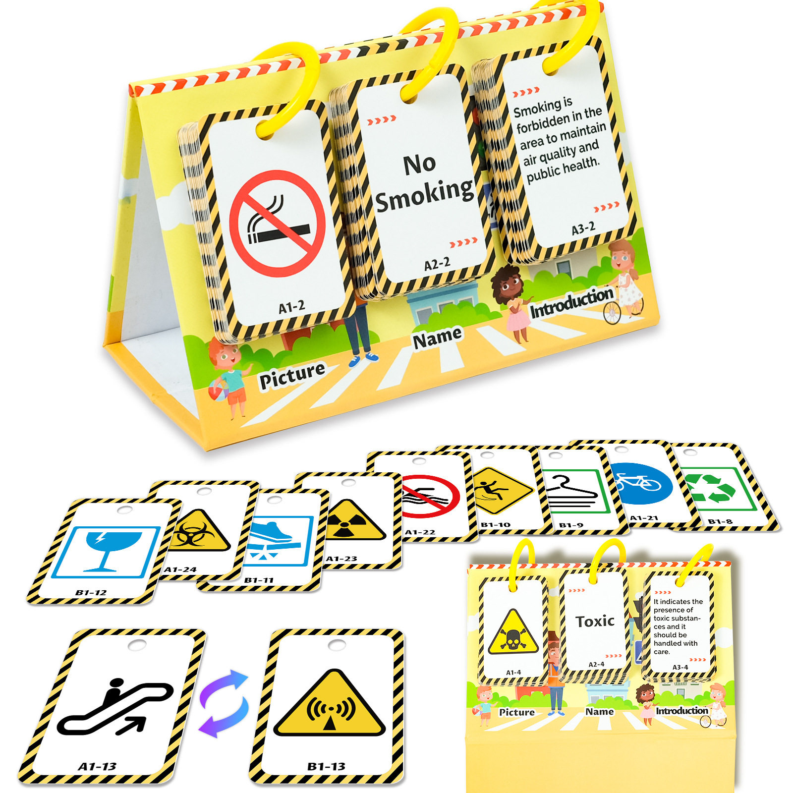 新英语Flashcard警示标志路标闪卡英文卡片问答互动教具台卡跨境,玩具/童车/益智/积木/模型,早教闪卡/潜能开发卡,淘宝优惠券,粉丝福利购,淘宝优惠卷