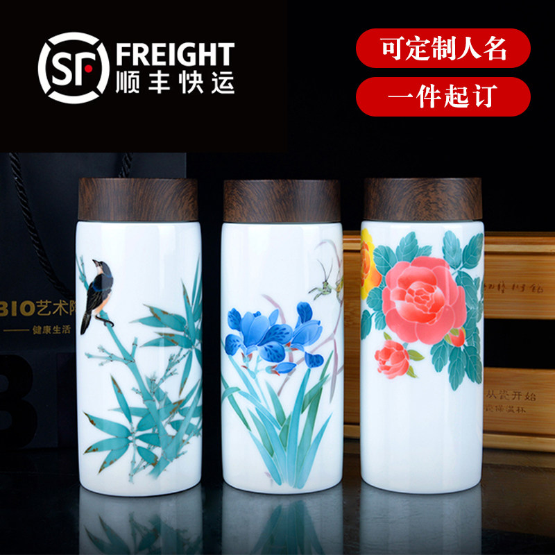 新世纪艺术馆现代釉下彩瓷纯手绘