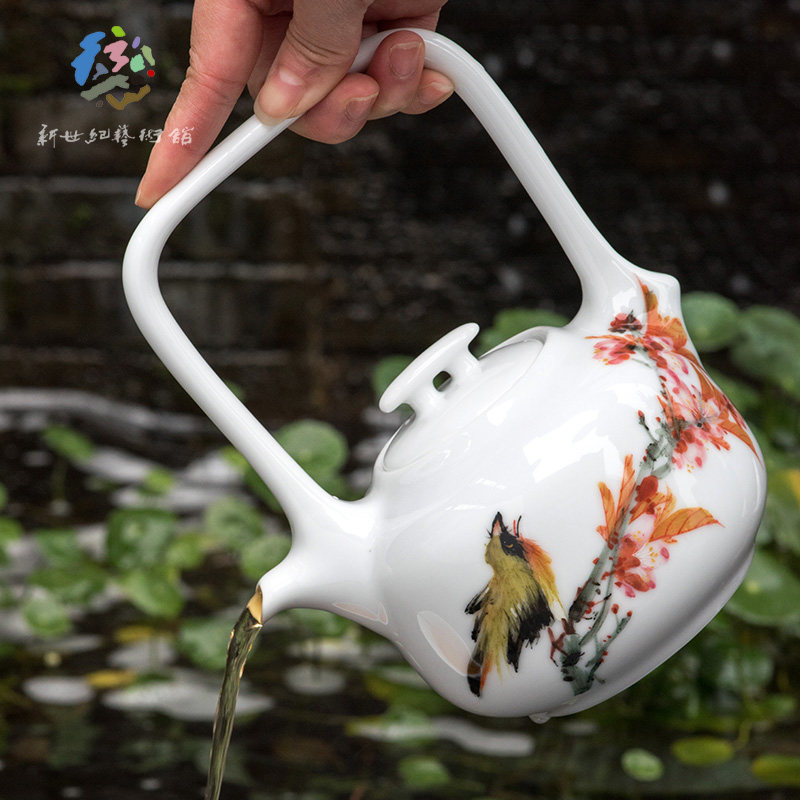 陶瓷釉下彩凉水壶功夫茶具