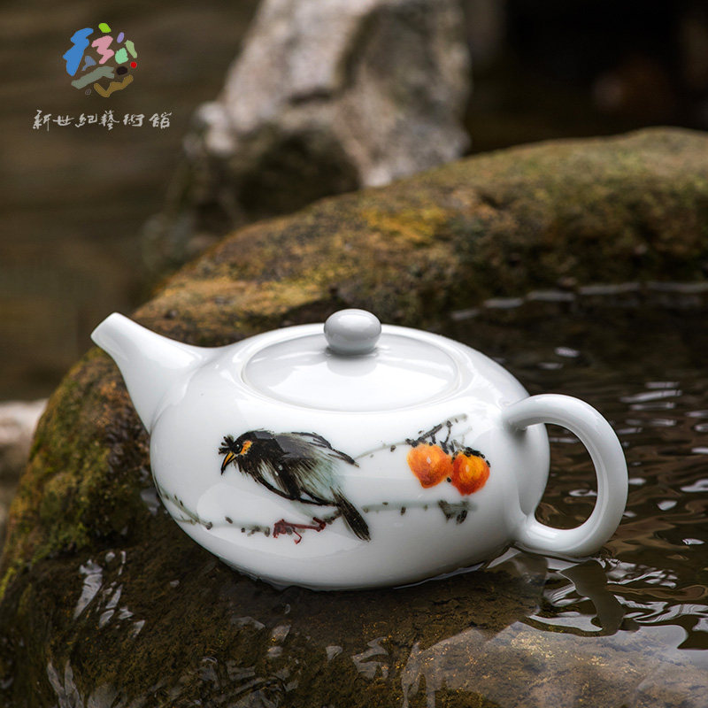 陶瓷茶壶手绘大容量功夫