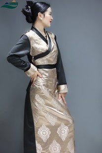 西藏服博拉女装西式藏装小众原创设计拉萨服拼色优雅独特优秀款夏