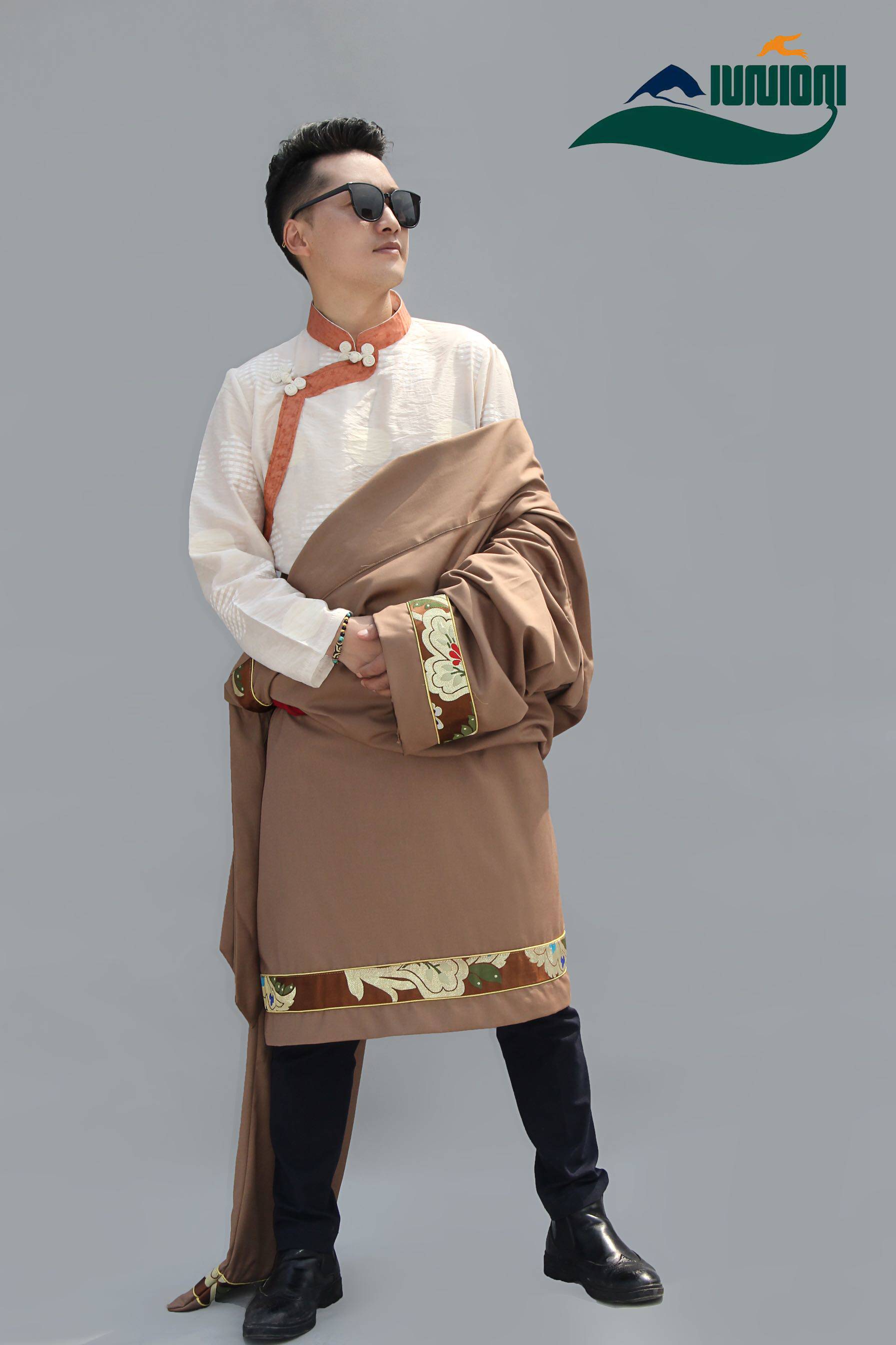 TIBETAN ROBE MALE TIBET SPRING 2020 TIBETAN CLOTHES TIBETAN CLOTHES NEW SUMMER THIN TENCEL ON THE COOL TIBETAN CLOTHES KHAM CLOTHES AMDO