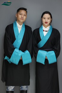 情侣藏装藏袍男装藏族结婚照藏服西藏服女装康巴藏装不丹服民族服