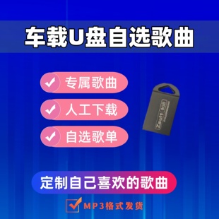 定制车载U盘自选歌曲订制汽车优盘定做音乐老歌流行自己歌定制mp3