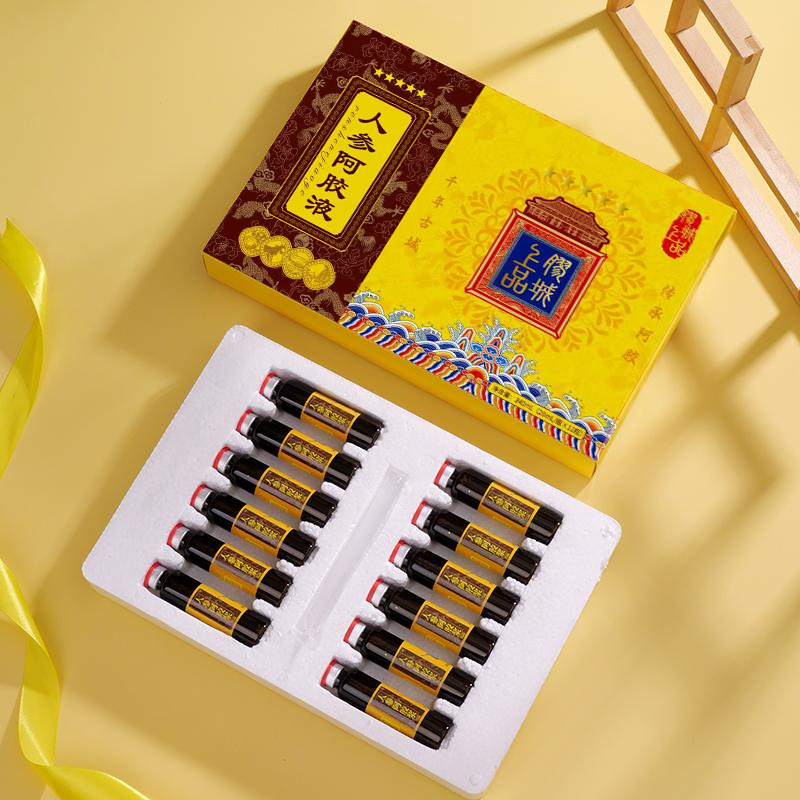 胶城上品人参阿胶液产自阿胶之乡山东东e县