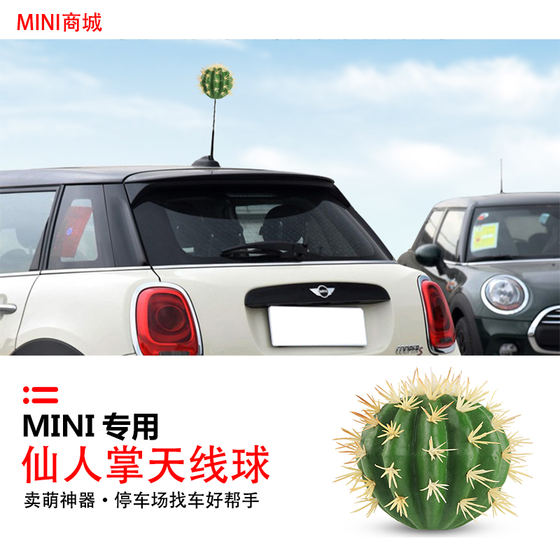 mini汽车天线仙人掌装饰车外