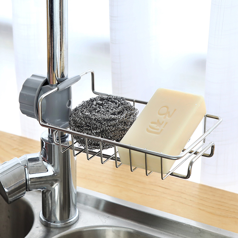 不锈钢水龙头置物架沥