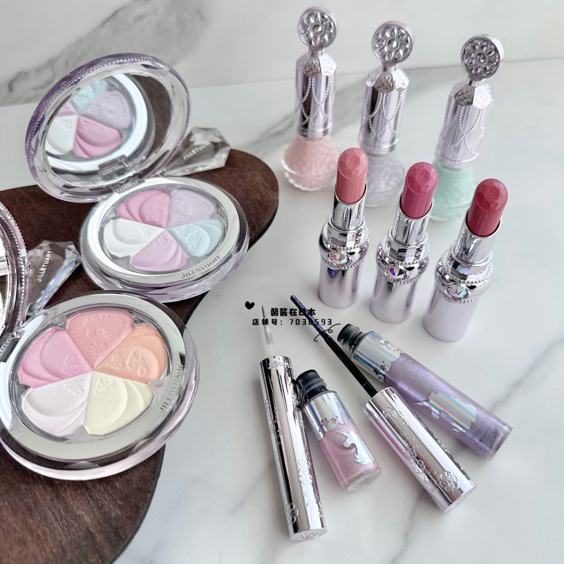 日本Jill Stuart2023圣诞限定新品独角兽乌托邦套装腮红唇釉甲油