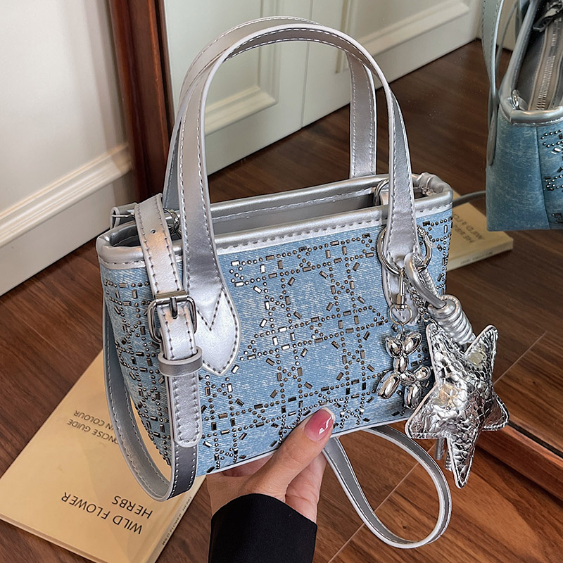 小众中古洋气手提小方包