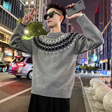 MC219/P88控128高品质插肩袖民族风毛衣针织打底衫男4，男装T恤，电商A256