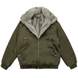 A212/P158控208两面穿座山雕毛领棉衣上衣翻领外套男4，男装棉衣，电商A256