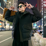 A215/P138控178连帽麦穗纹皮棉衣上衣外套男2，男装棉衣，电商A256