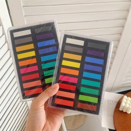 软陶人偶食玩色粉笔扭扭棒上色笔