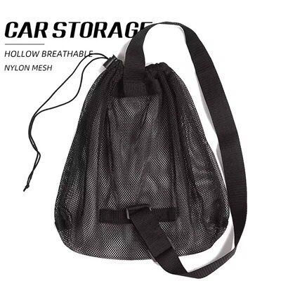 网纱手提购物袋抽绳束口袋沙滩包