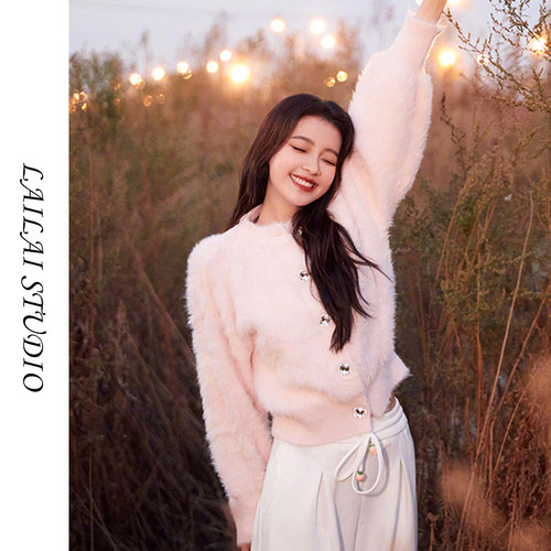 小众软糯奶fufu温柔减龄针织开衫