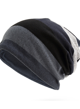 春秋季韩版男士套头帽女大头围包头帽百搭睡帽化疗帽月子帽头巾帽