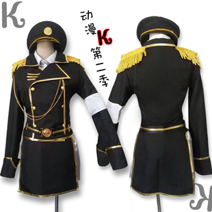 动漫K第二季 伊佐那社 猫NEKO 栉名安娜cos服 全套男女制服 cos服