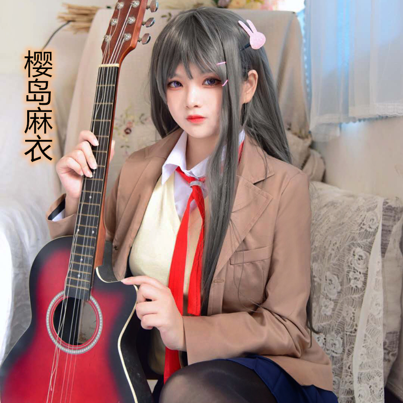 青春猪头少年兔女郎学姐cos服