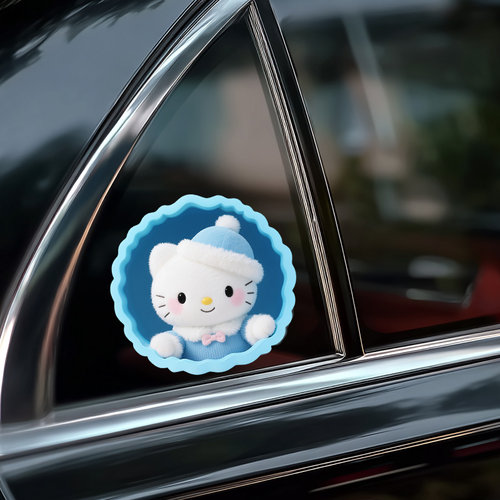 HelloKitty凯蒂猫3D立体车贴