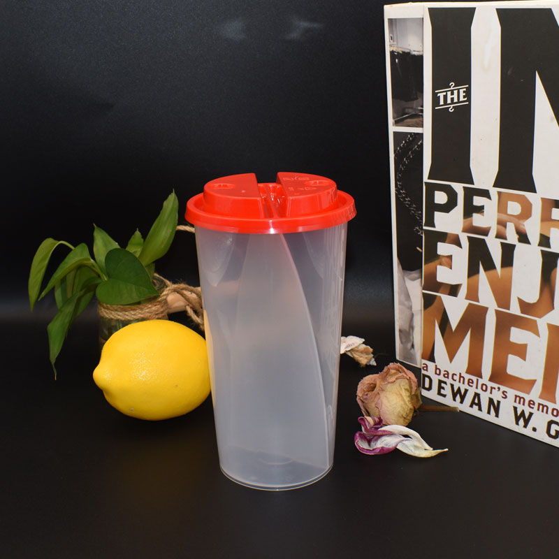 网红双享杯饮料双拼塑料奶茶杯加厚双响炮S型创意耐热鸳鸯杯