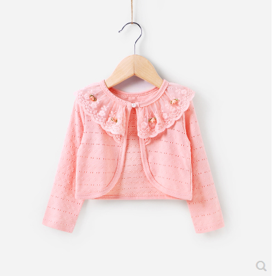 婴儿薄外套1-3一岁女宝宝针织开衫夏儿童春装纯棉夏季5女童小披肩|msdalam kategori Kanak-kanak/Bayi/Keluarga dipasang, kot/jaket/overcoat, jaket biasa - dari Buy2taobao.com untuk memberikan perkhidmatan ejen Taobao profesional membeli