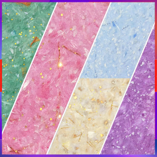 伊美雅生态纤维墙衣涂料家用自刷防水卧室温馨背景墙奢华彩绒墙泥