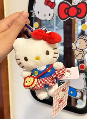 kitty苹果挎包kt玩偶女生背包挂件挂饰包包礼物钥匙扣闺蜜