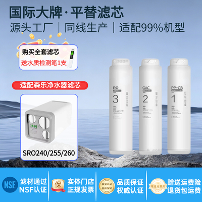 适用于森乐净水器滤芯冰润SRO240/255/260净水器原厂通用非原装