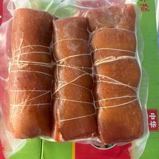 卤猪皮半成品猪皮卷批发新鲜冷冻半熟捆猪肉皮整箱20斤卤菜烧烤食