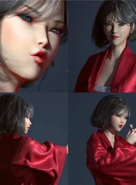 c4d虚拟角色实时动态捕捉动画教程/无需设备真实AI虚拟人3D数字人