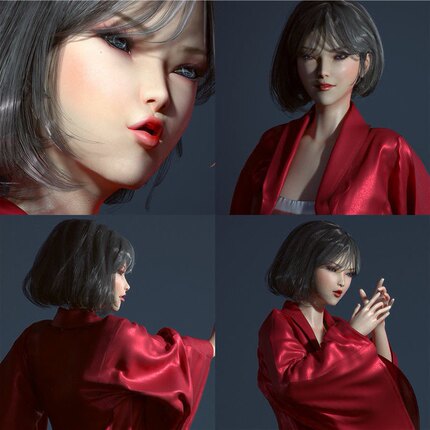 c4d虚拟角色实时动态捕捉动画教程/无需设备真实AI虚拟人3D数字人