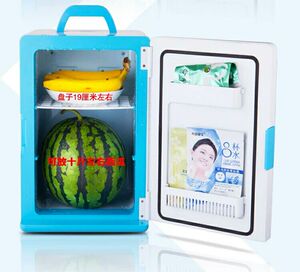 18L双制冷车载冰箱迷你小冰箱小型家用冷藏学生宿舍车家两用冷暖