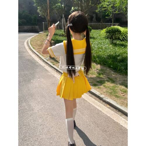 cos服黄三本水手服中间服jk
