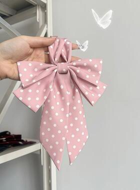JK制服领花少女蝴蝶直条巾