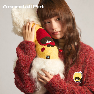 andall狗狗圣诞新年毛衣亲子装 宠物衣服西高地腊肠猎狐梗