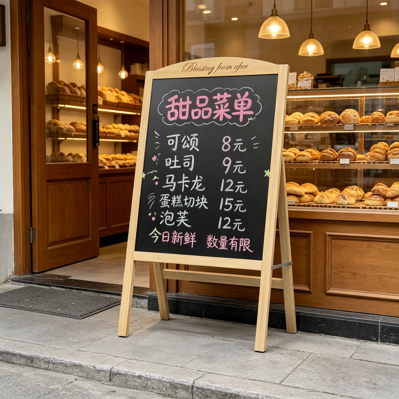 【门店专用】黑板广告牌摆摊小黑板店铺用展示牌发光活动荧光板