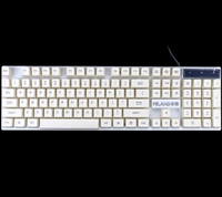 Светящаяся клавиатура белый k6