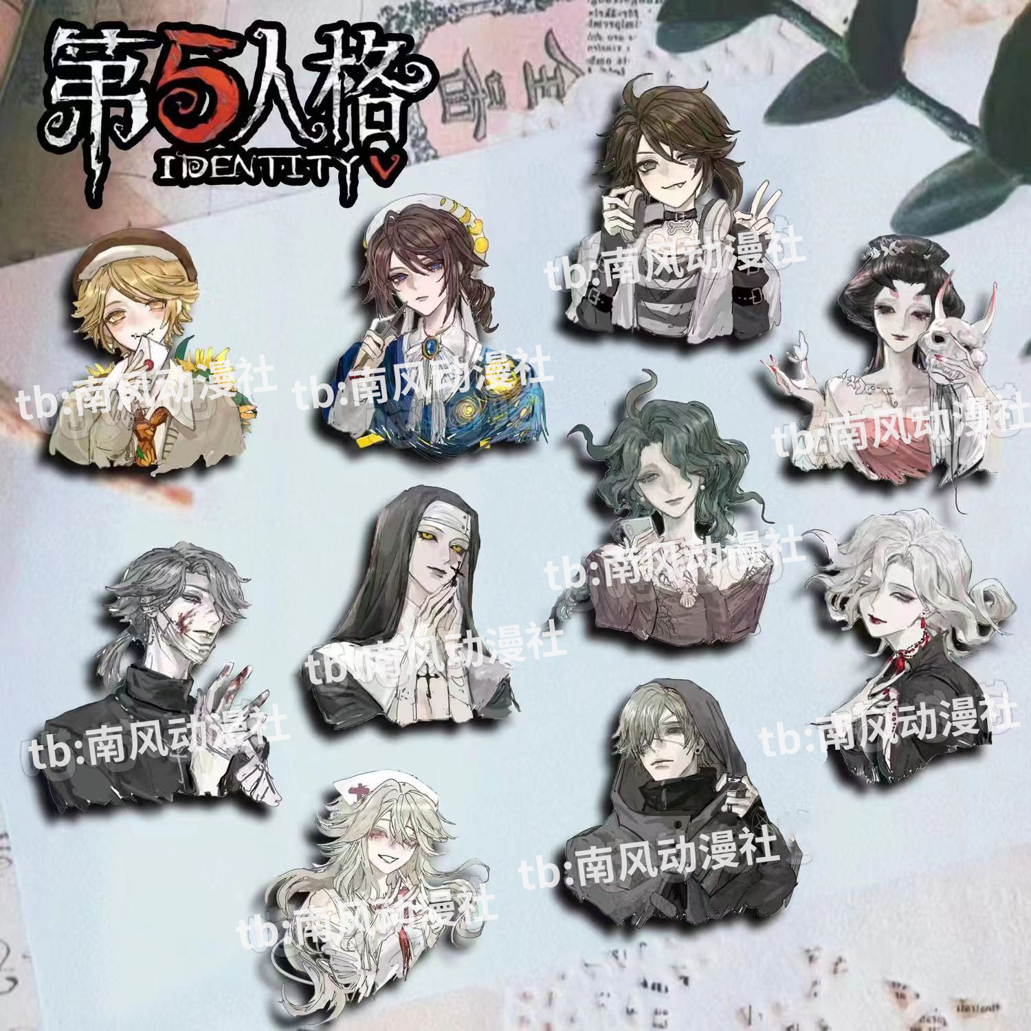 胸针游戏周边同人玛丽格蕾丝美智子卢卡艾德学生创意礼品