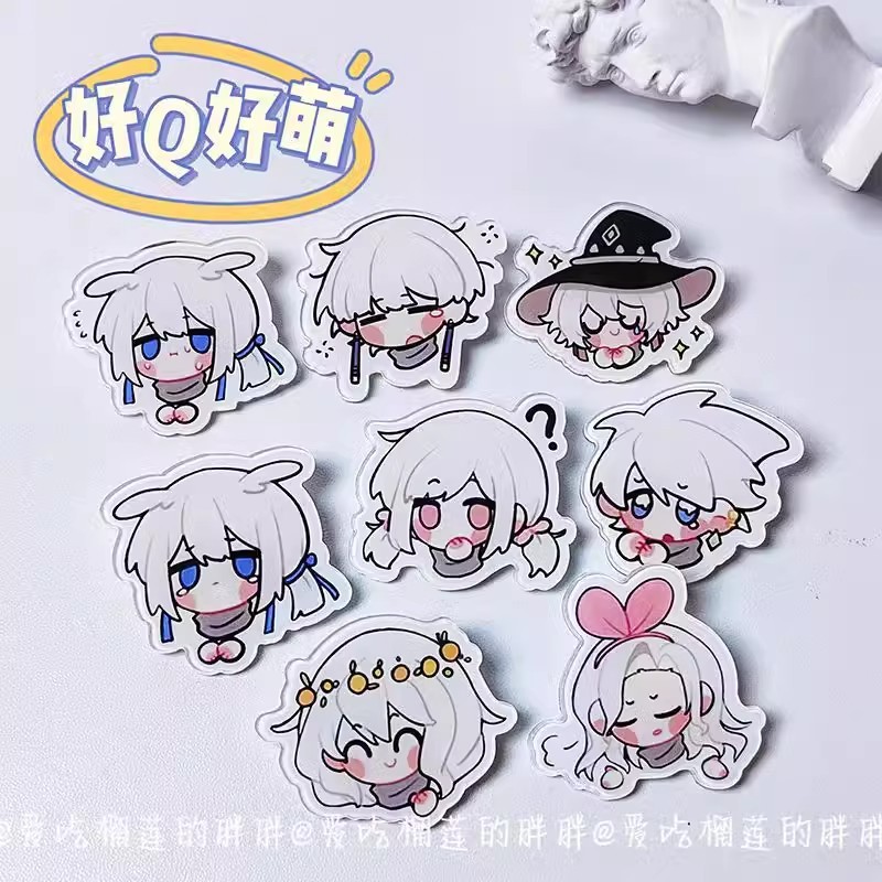 周边森系胸针女学生可爱卡通白鸟卡卡西平菇情侣徽章潮流