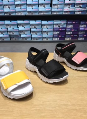 凉鞋Skechers斯凯奇时尚潮流复古舒适中帮帆布休闲女鞋119239