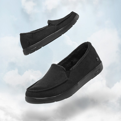 skechers斯凯奇女鞋四季秋冬新款加绒保暖一脚蹬休闲健步鞋175161