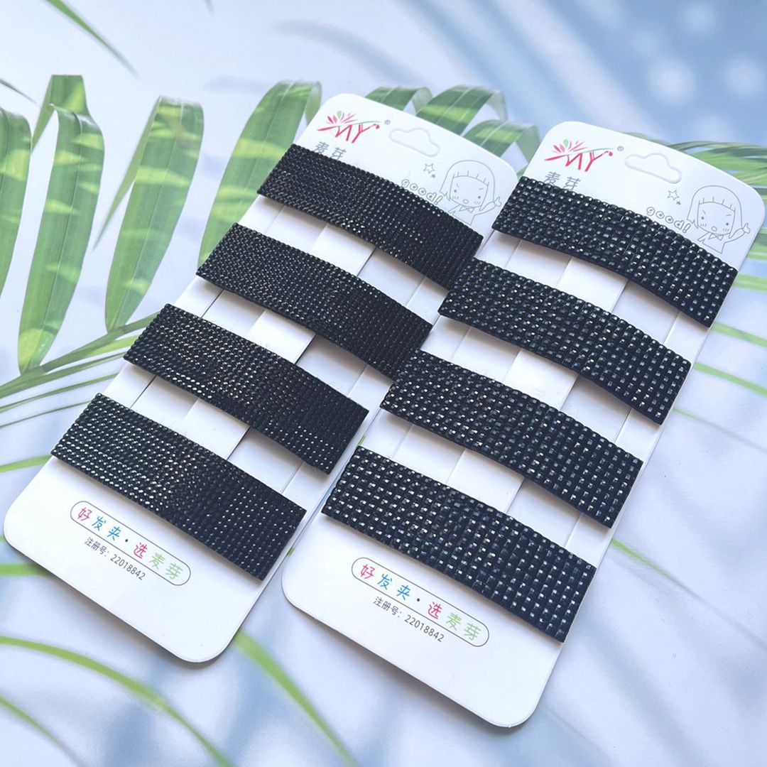 麦芽发夹黑钻bb夹简约侧边夹