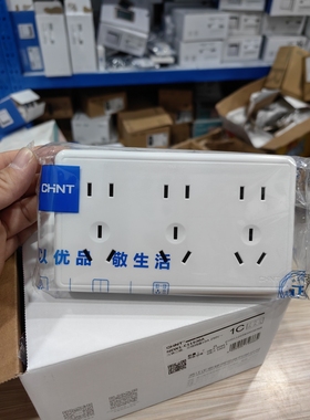 正泰明装1C系列NEW1C 明装15孔 十五孔PC阻燃明装墙壁开关10A家装