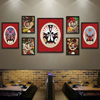 Пекинская опера на фейсбуке декоративная живопись Sichuan Chongqing Hot Pot Restauranc